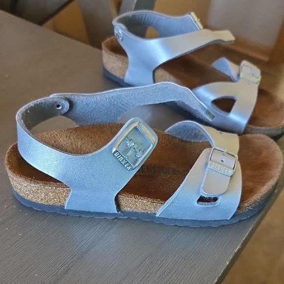 Silver Strappy Sandals - Picture 3 of 3